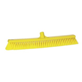 Vikan Broom Yellow with Polypropylene Bristles Soft Bristle 610 x 65 mm 31996
