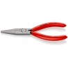 Knipex 1-Piece Flat Nose Plier Long, 140mm Overall Length, 42mm Jaw, Plastic Coated Handle 30 11 140