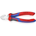 Knipex Side Cutter with Bevel, Chrome Vanadium Steel Jaw, Multi Component Plastic Grip, Forged Steel Handle 70 05 160