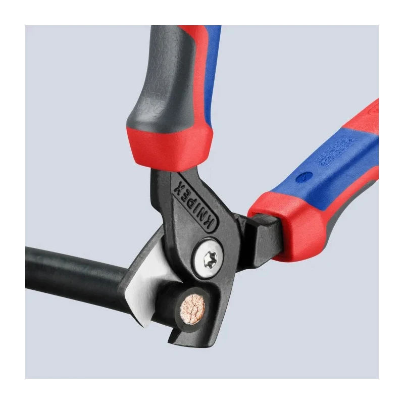 Knipex One-Hand Operation Twin Cutting Edge Cable Cutter 160mm Maximum Cutting Capacity 15mm 95 12 160
