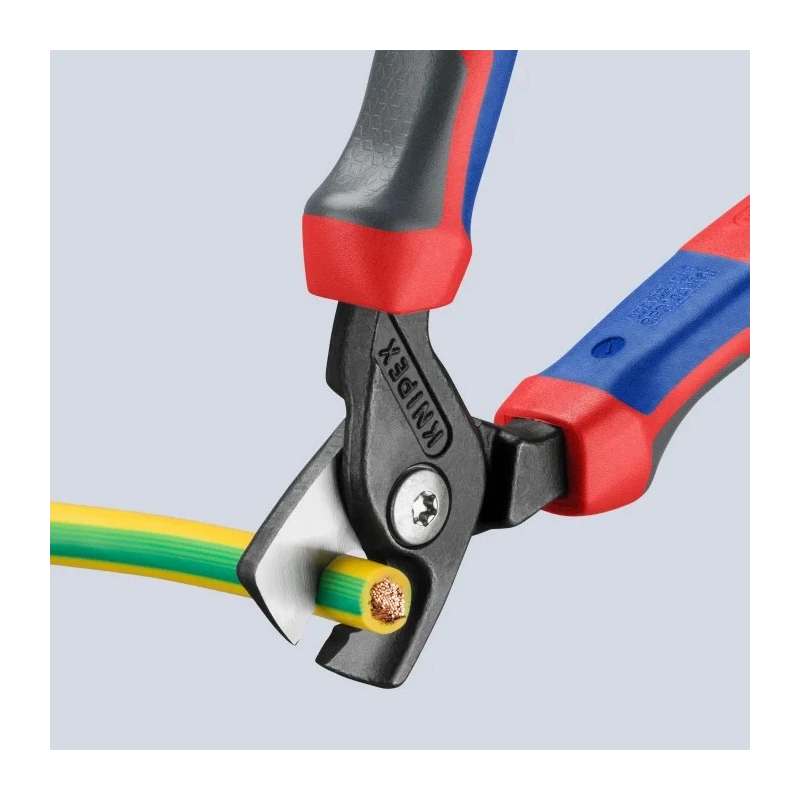 Knipex One-Hand Operation Twin Cutting Edge Cable Cutter 160mm Maximum Cutting Capacity 15mm 95 12 160