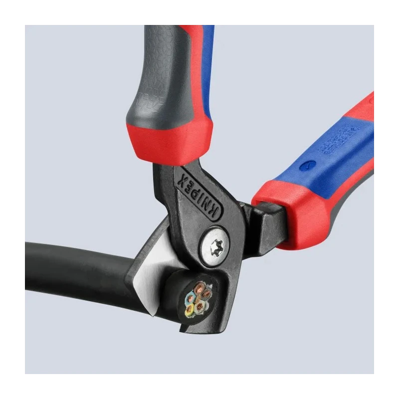 Knipex One-Hand Operation Twin Cutting Edge Cable Cutter 160mm Maximum Cutting Capacity 15mm 95 12 160