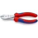 Knipex High Leverage Side Cutting Pliers With Bevel Jaw 160mm 74 05 160