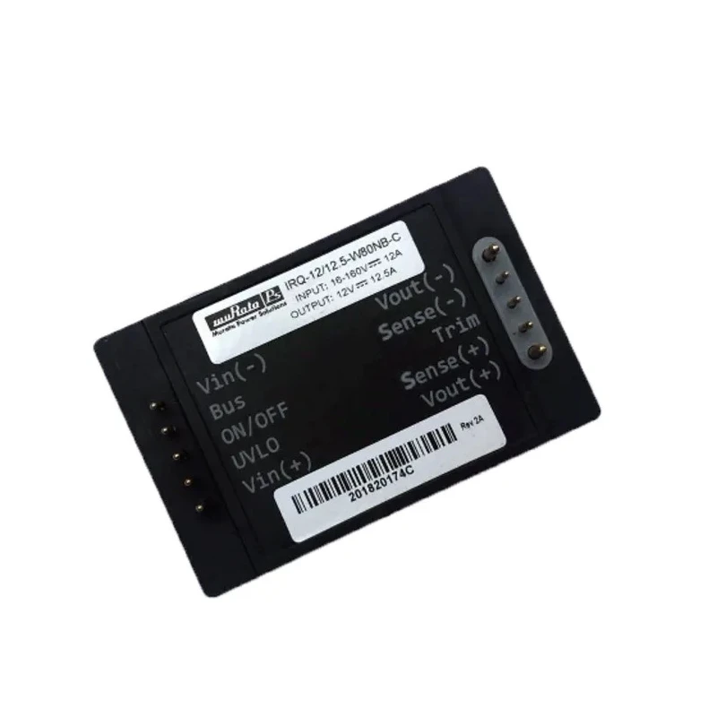 Murata Isolated DC-DC Converter IRQ-12/12.5-W80NB-C 12V DC Output, 72V DC Input, 150W Ultra-Wide Input Range