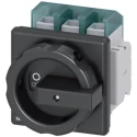 Siemens 3-Pole Panel Mount Non-Fused Switch Disconnector 100A, IP65, Rotary Mechanism 