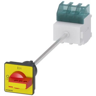 Siemens 3-Pole Panel Mount Non-Fused Switch Disconnector, IP65, 63A, 22 kW, SENTRON 3LD Series 
