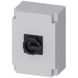 Siemens 6-Pole Panel Mount Non-Fused Switch Disconnector IP65 63A 22kW 