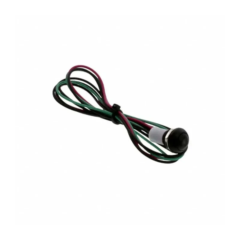 TE Connectivity PB6 Series Illuminated Push Button Switch, On-Off, Panel Mount, 1 NO Contact, Yellow PB6B2FM2M1CAL05S500