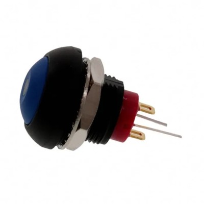 TE Connectivity PB6 Series Illuminated Push Button Switch On-Off Panel Mount 1 NO Contact Red LED IP68 PB6B2FM7M1CAL03