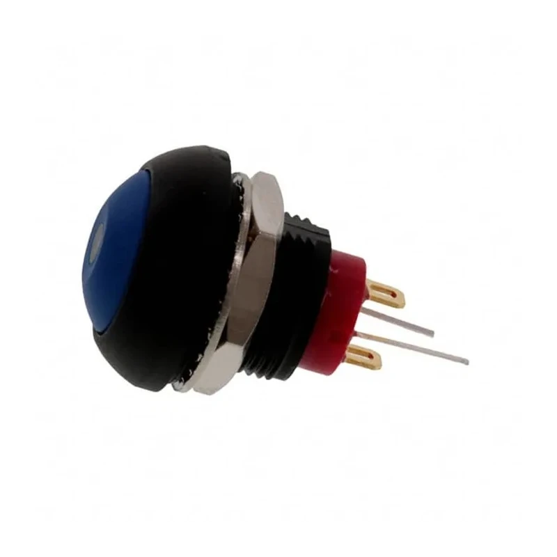 TE Connectivity PB6 Series Illuminated Push Button Switch On-Off Panel Mount 1 NO Contact Red LED IP68 PB6B2FM7M1CAL03
