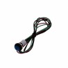 TE Connectivity PB6 Series Illuminated Push Button Switch, On-Off, Panel Mount, 1 NO Contact, Yellow PB6B2FM7M1CAL05S500