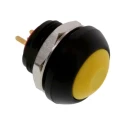 TE Connectivity PB6 Series Push Button Switch On-Off, Panel Mount, 1 NO Contact, IP68, Yellow Actuator PB6B2FM5M4CAL00