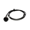 TE Connectivity PB7 Series Panel Mount Push Button Switch On-On, 1 NC Contact, IP68, Black Actuator PB7B2HS2M1CAL00Y500