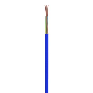 RS PRO 3 Core Power Cable Blue 1.5mm² 300/500V PVC Insulated 60°C 50 m 239-8429