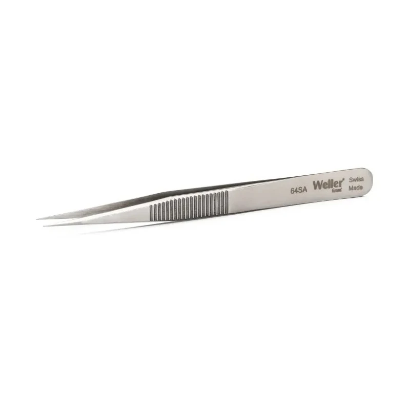 Erem 4.7in Stainless Steel Pointed ESD Safe Tweezer 64SA