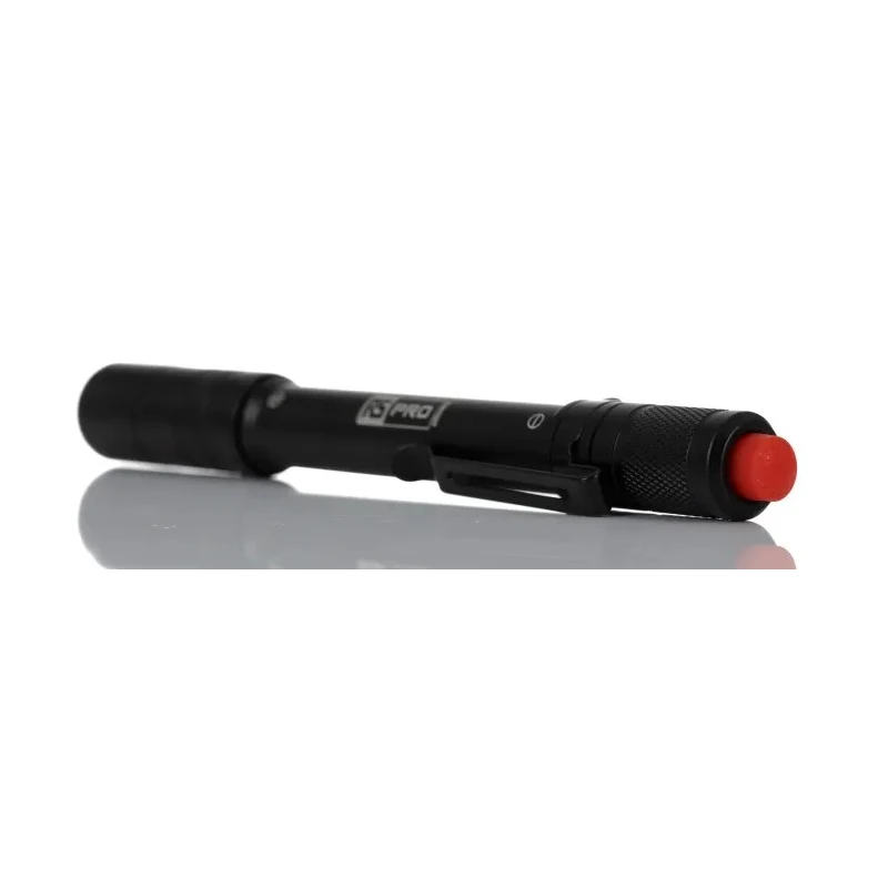 RS PRO LED High-Performance Rechargeable Pen Torch Black Aluminium Body 3.7V Li-ion 375 lm 152 mm 239-7027