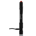 RS PRO LED High-Performance Rechargeable Pen Torch Black Aluminium Body 3.7V Li-ion 375 lm 152 mm 239-7027