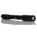RS PRO LED High-Performance Rechargeable Pen Torch Black Aluminium Body 3.7V Li-ion 375 lm 152 mm 239-7027