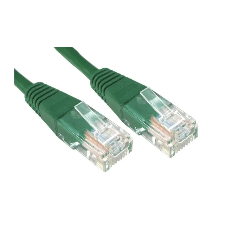 RS PRO Cat5e Ethernet Cable, 5 m Length, Green PVC Jacket, RJ45 Male to Male U/UTP 300V 240-6349