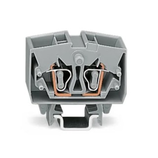WAGO 264 Series Feed Through Terminal Block, 4 Positions, 1-Level, 2.5mm² Cage Clamp, 800V 24A 264-726