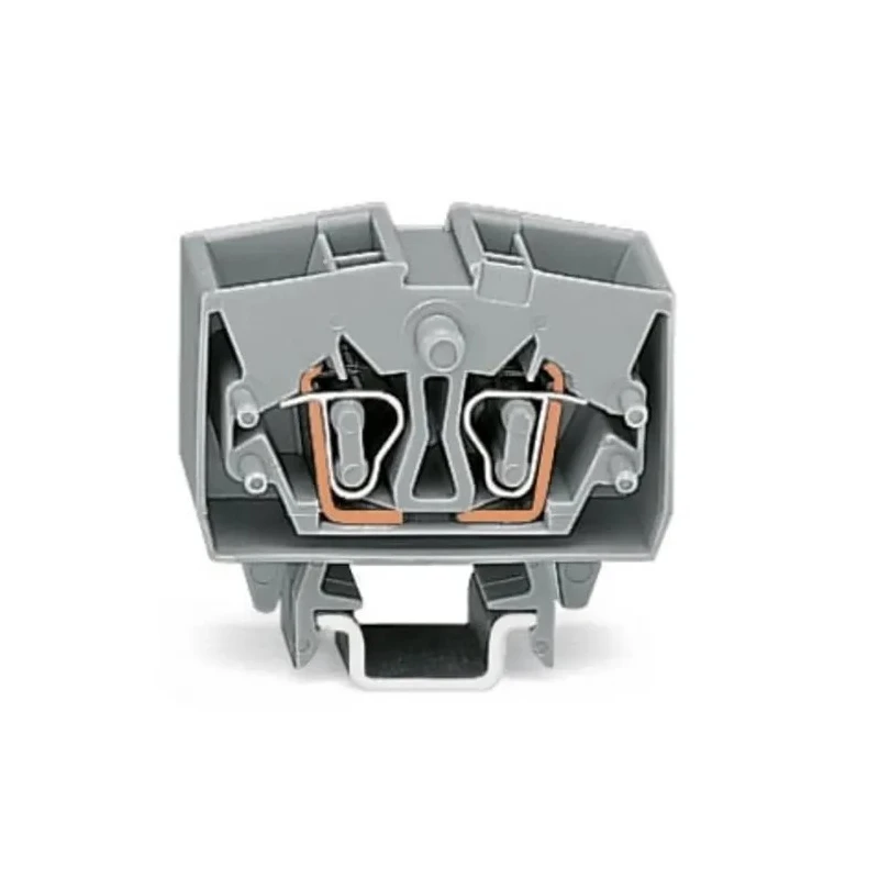 WAGO 264 Series Feed Through Terminal Block, 4 Positions, 1-Level, 2.5mm² Cage Clamp, 800V 24A 264-726