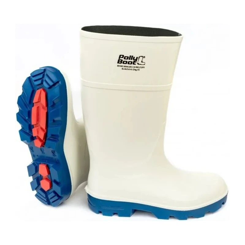 Pollyboot Steel Toe Capped Unisex Safety Boots EU Size 36, Steel Midsole, Polyurethane Upper P011/37