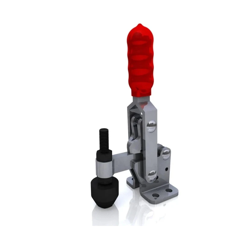 RS PRO Vertical Toggle Clamp 95° Jaw Opening 23 mm Jaw Depth Holding Force 150kg Zinc Plated 125 mm Height 240-8149