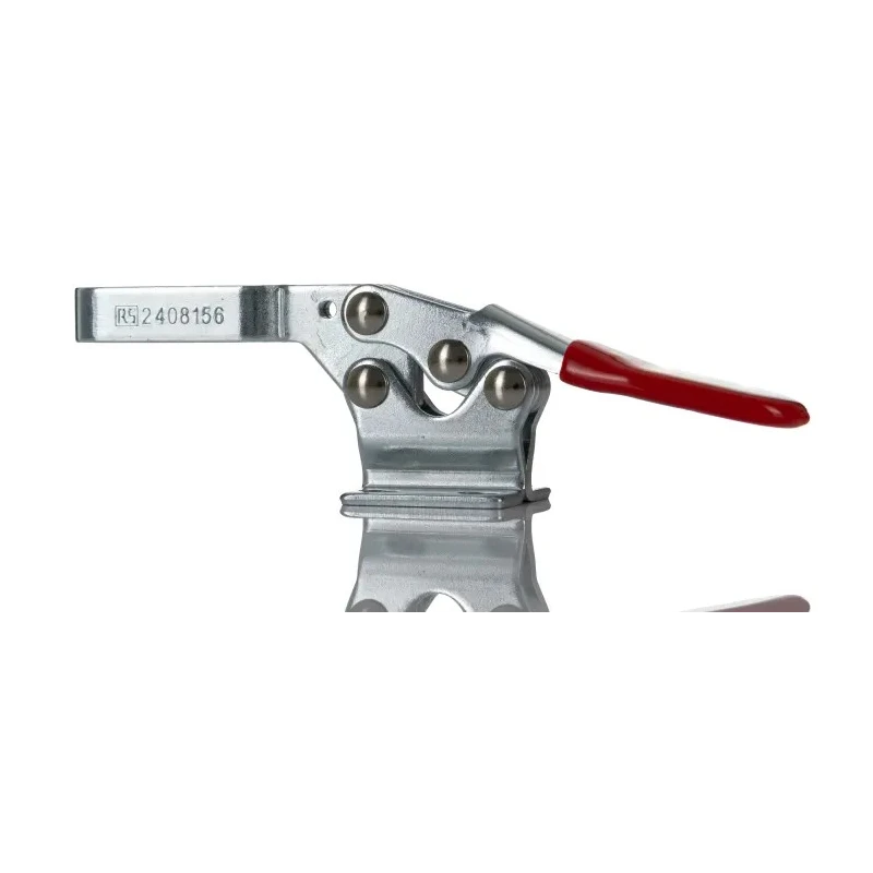 RS PRO 90° Toggle Clamp Zinc Plated 34.9 mm Jaw Depth 227 kg Holding Force 173 mm Length 173 mm Height 240-8156