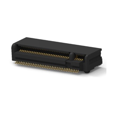 TE Connectivity Right Angle Edge Connector Female Through Hole 67-Contacts 1 mm Pitch 2 Row Solder 1-2199230-5