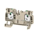 Weidmüller SNAP IN Series Feed Through Terminal Block Dark Beige 1-Level 24A 800V 2674530000
