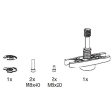 SAUTER REGULATION Valve Seat Valve Actuator Shaft, Model 0510390020, IP54 Protection, Low Noise, Germany 0510390020