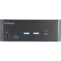 StarTech.com 2 Port 2 Displays USB HDMI KVM Switch 3.5 mm Stereo 3840 x 2160 Pixel Maximum Resolution SV231DHU34K6
