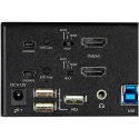 StarTech.com 2 Port 2 Displays USB HDMI KVM Switch 3.5 mm Stereo 3840 x 2160 Pixel Maximum Resolution SV231DHU34K6