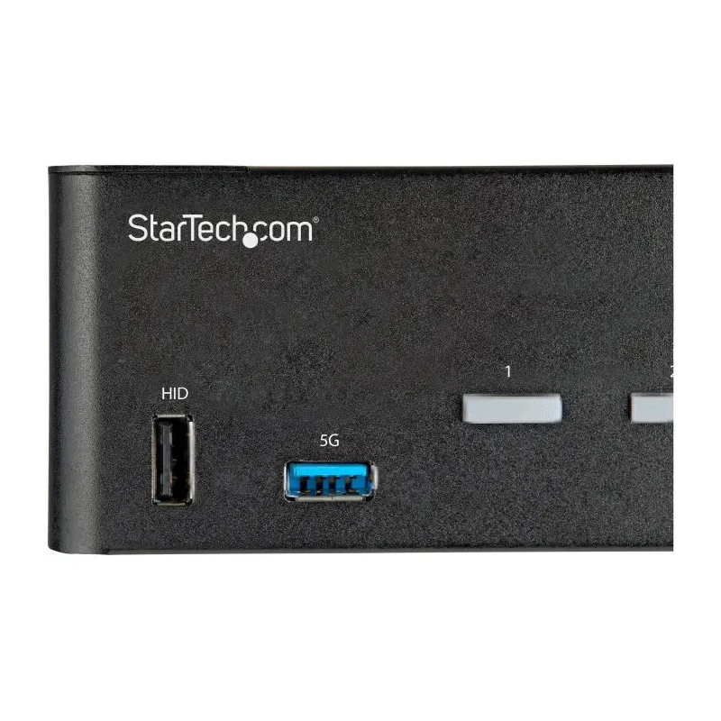 StarTech.com 2 Port 2 Displays USB HDMI KVM Switch 3.5 mm Stereo 3840 x 2160 Pixel Maximum Resolution SV231DHU34K6