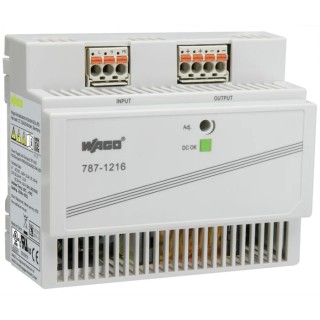 WAGO Switched Mode DIN Rail Power Supply 230V Input 24V DC Output 4.2A 100W 787-1216