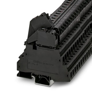 Phoenix Contact Fuse Modular Terminal Block 24V, 32A, 1.5mm² Screw Connection, 2-Level Fused, Black UKK 5-HESILED 24 3026654