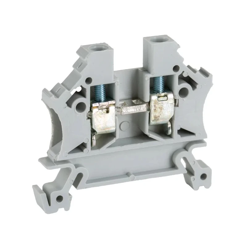 RS PRO Grey Feed Through Terminal Block 1-Level Cage Clamp 32A 1000V 6 mm Width 242-0486