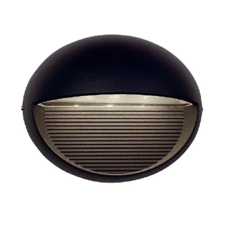 Ansell Lighting LED Wall Light 4.5W 230V Die Cast Aluminium Black Downlight IP65 