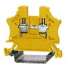 RS PRO Feed Through Terminal Block Yellow, 1-Level, Cage Clamp Terminal, 24A, 1000V, 5 mm Width 242-0481