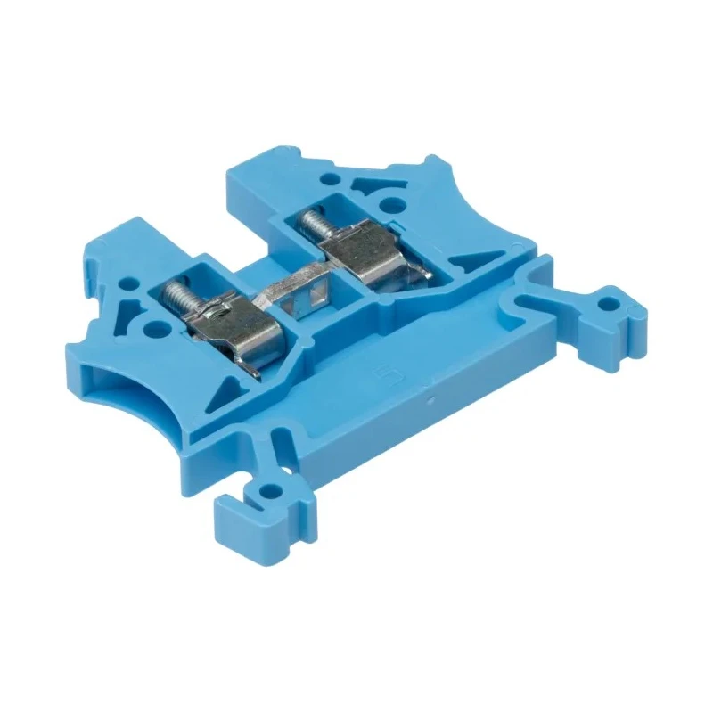 RS PRO Feed Through Terminal Block Blue 1-Level Cage Clamp 24A 1000V VDE 242-0479