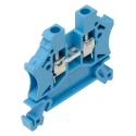 RS PRO Feed Through Terminal Block Blue 1-Level Cage Clamp 24A 1000V VDE 242-0479