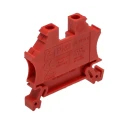 RS PRO Feed Through Terminal Block Red 1-Level Cage Clamp 32A 1000V VDE 242-0493