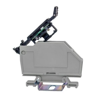 RS PRO 30A Rail Mount Fuse Holder DIN Rail Terminal Block with LED Indicator 12-24V 24 - 10 AWG 242-0501