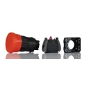 RS PRO Twist Release Emergency Stop Push Button Panel Mount 22 mm Cutout 1 NC IP65 242-0836