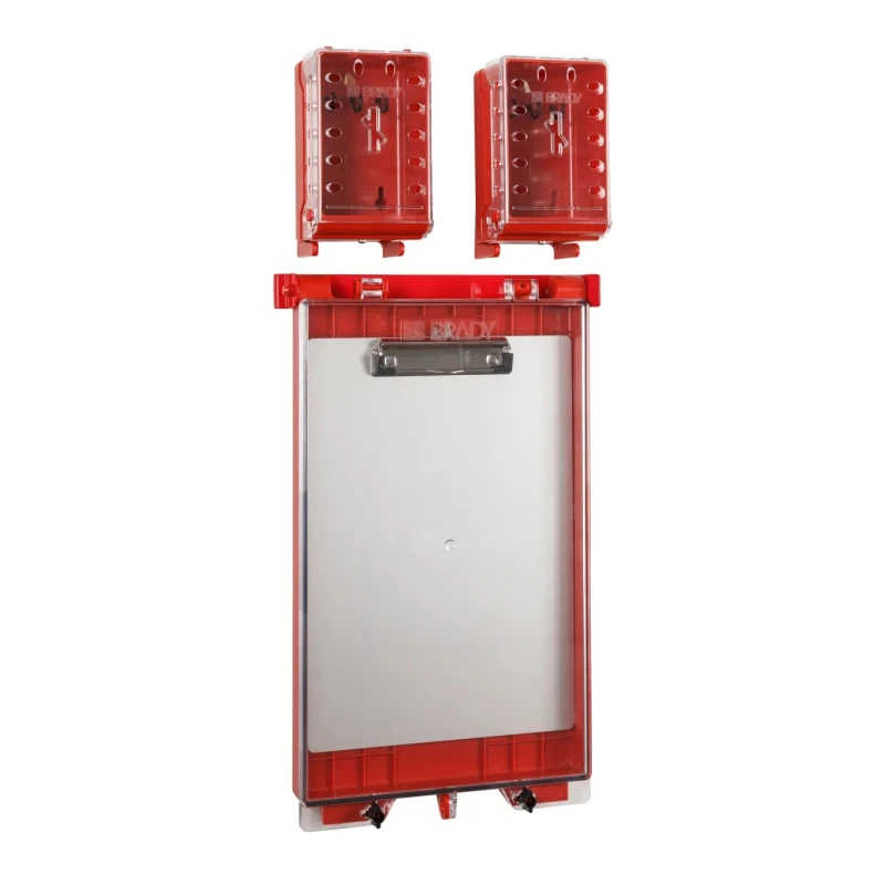 Brady Red 24-Lock Lockout Plastic Group Lockout & Permit Control 6.6 mm UCLB RED, PERMIT DISPLAY STATION