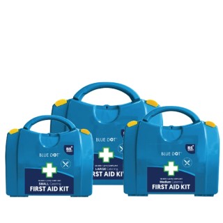 Crest Medical First Aid Kit Medium Catering Blue Dot Carrying Case C2327