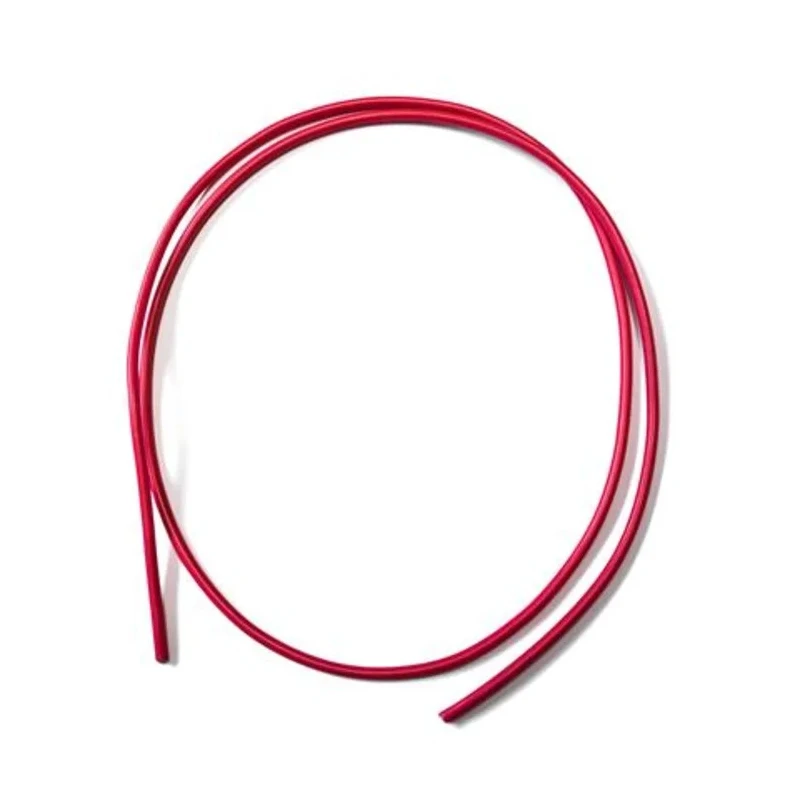 Mueller Electric WI-M-14 Series Red Hook Up Wire, 420/0.08 mm Copper, 7.62 m Length, 600V, Silicone Jacket WI-M-14-25-2