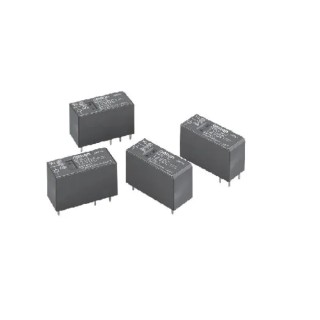 Omron Power Relay DPST 12V dc Coil 1A Switching Current Screw Terminal PCB Mount G2RL-2A DC12