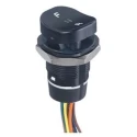 APEM Illuminated SPDT On-On-On Rocker Switch Panel 20.2 mm Cutout, 250V AC FNRCF4FSS2N2XWRX53XPM