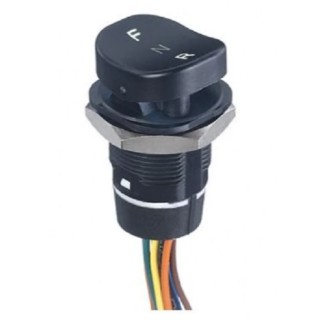 APEM Illuminated SPDT On-On-On Rocker Switch Panel 20.2 mm Cutout, 250V AC FNRCF4FSS2N2XWRX53XPM